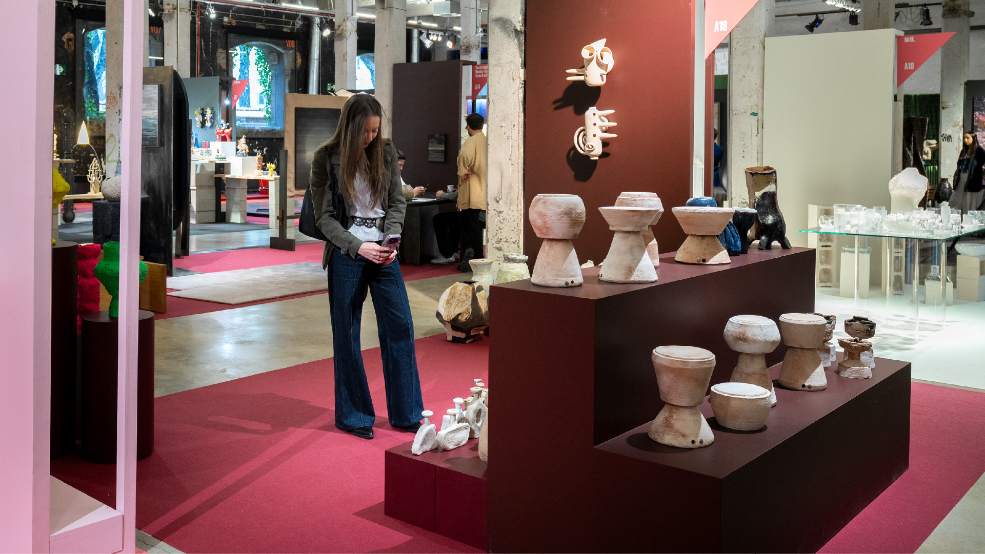 Parte de la exposición Forma en Matadero- Estudio Rotondo